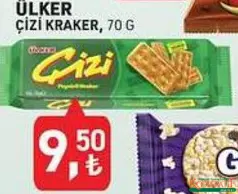 ÜLKER ÇİZİ KRAKER 70 G ÜLKER ÇİZİ KRAKER 70 G